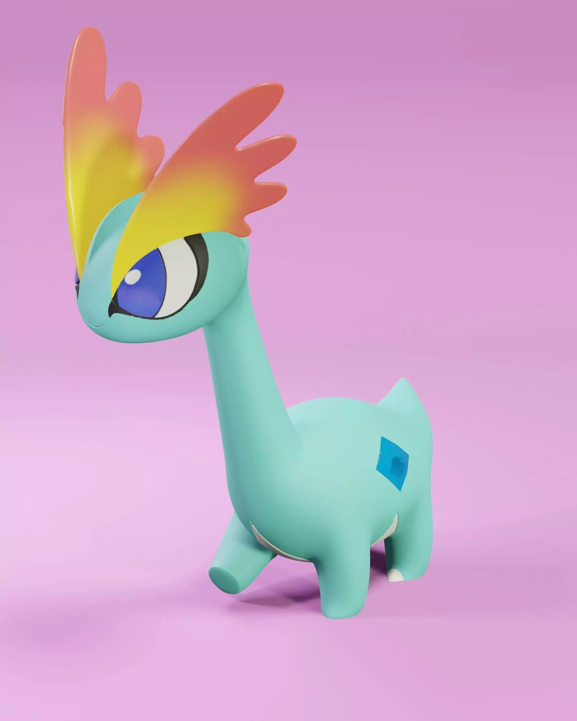 Pokemon amaura 3D print model_0