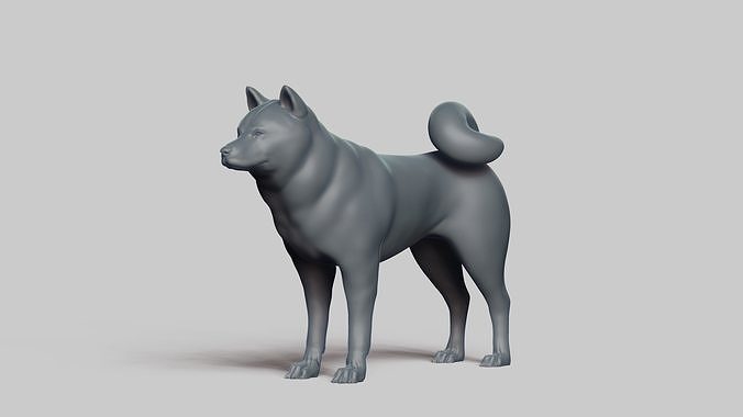 Shiba Inu V3 3D print model
