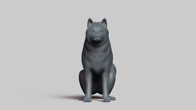 Shiba Inu V2 3D print model