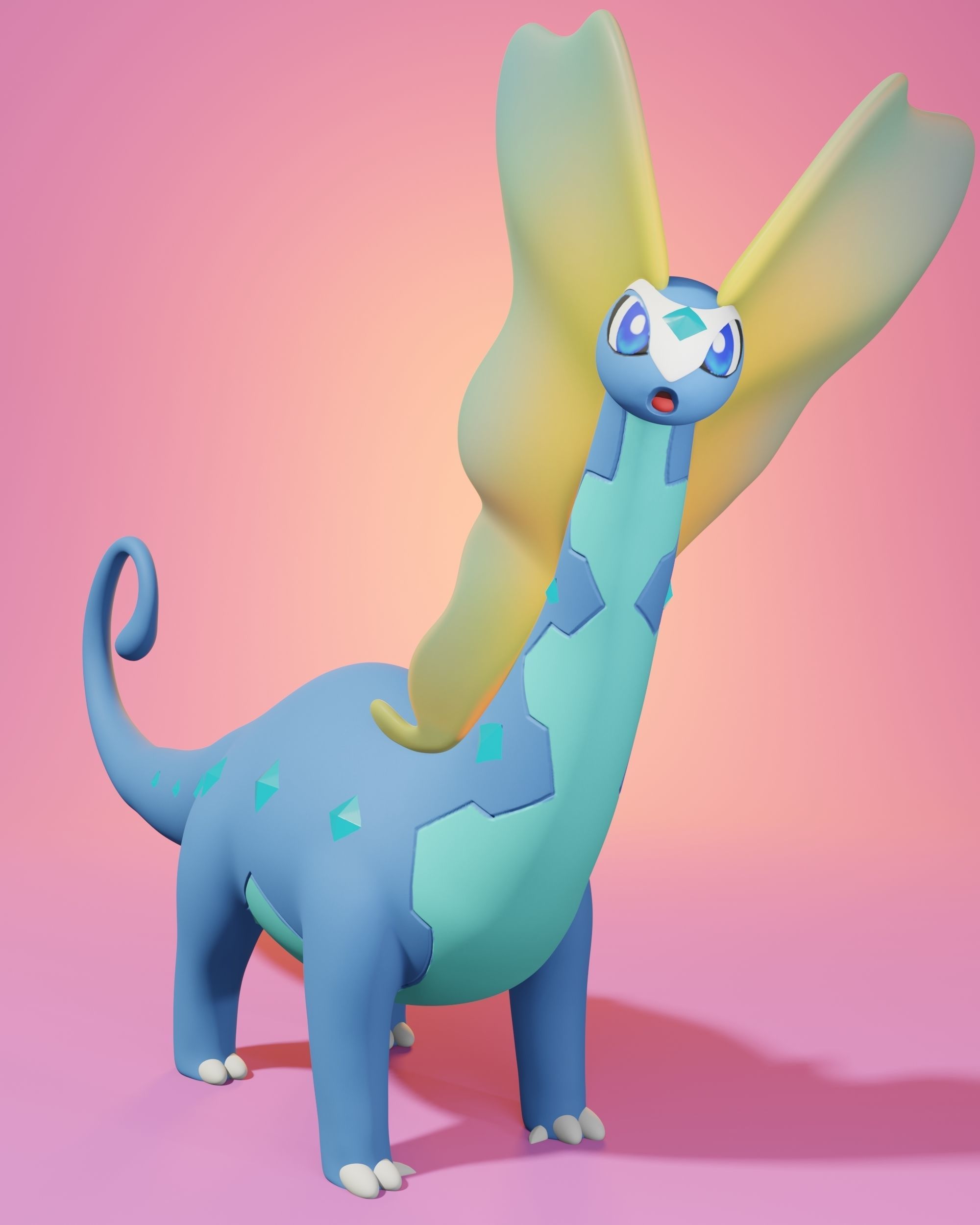 Pokemon aurorus 3D model 3D printable | CGTrader