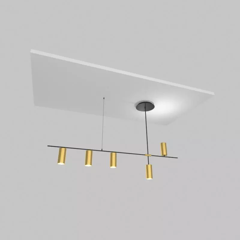 Golden Light 3D model_0