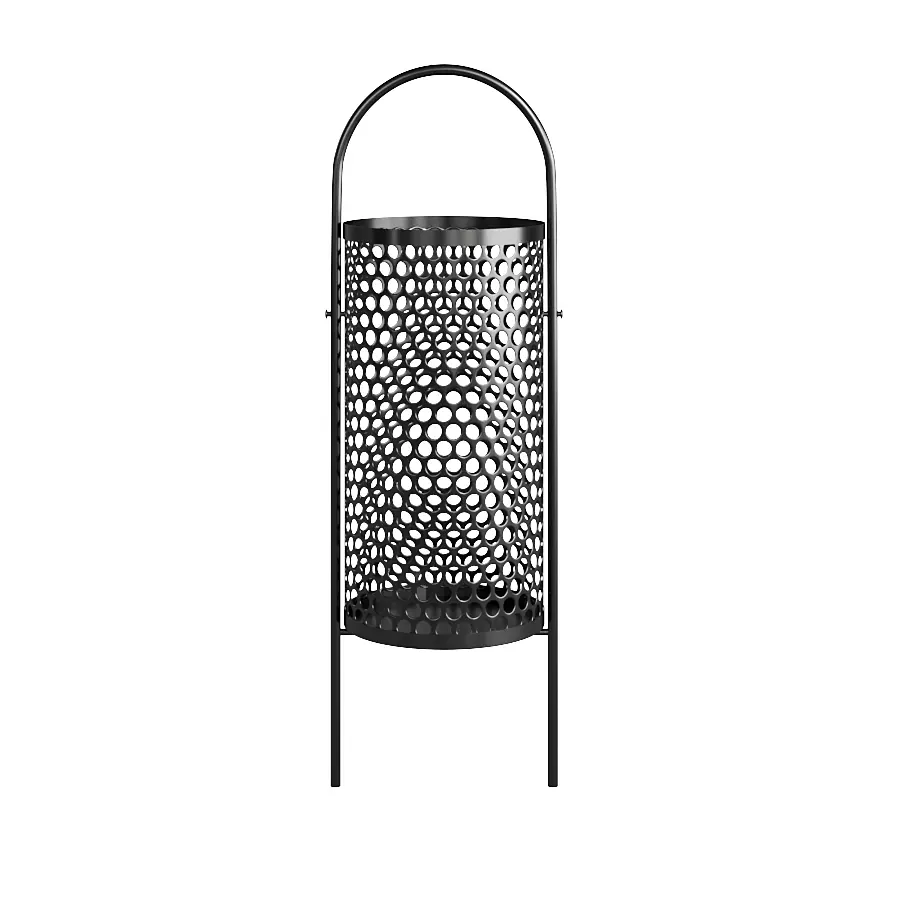 Cylinder Trashcan Free 3D model