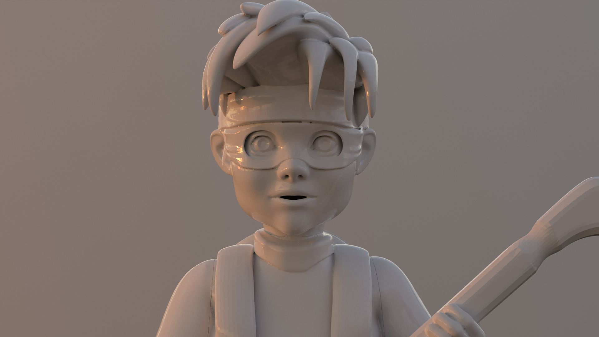 Zach TMNT 1987 Printable 3D print model_13