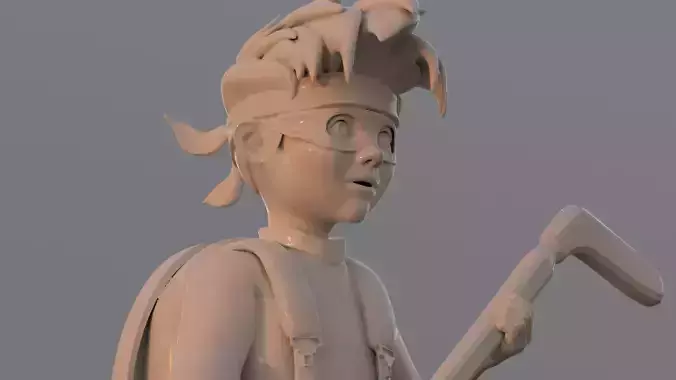 Zach TMNT 1987 Printable 3D print model