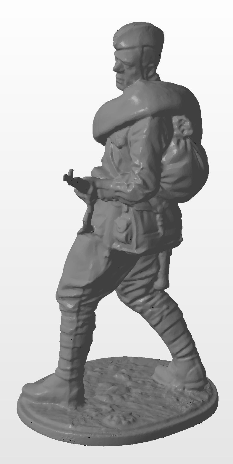 Soviet infantry 3D print model_1