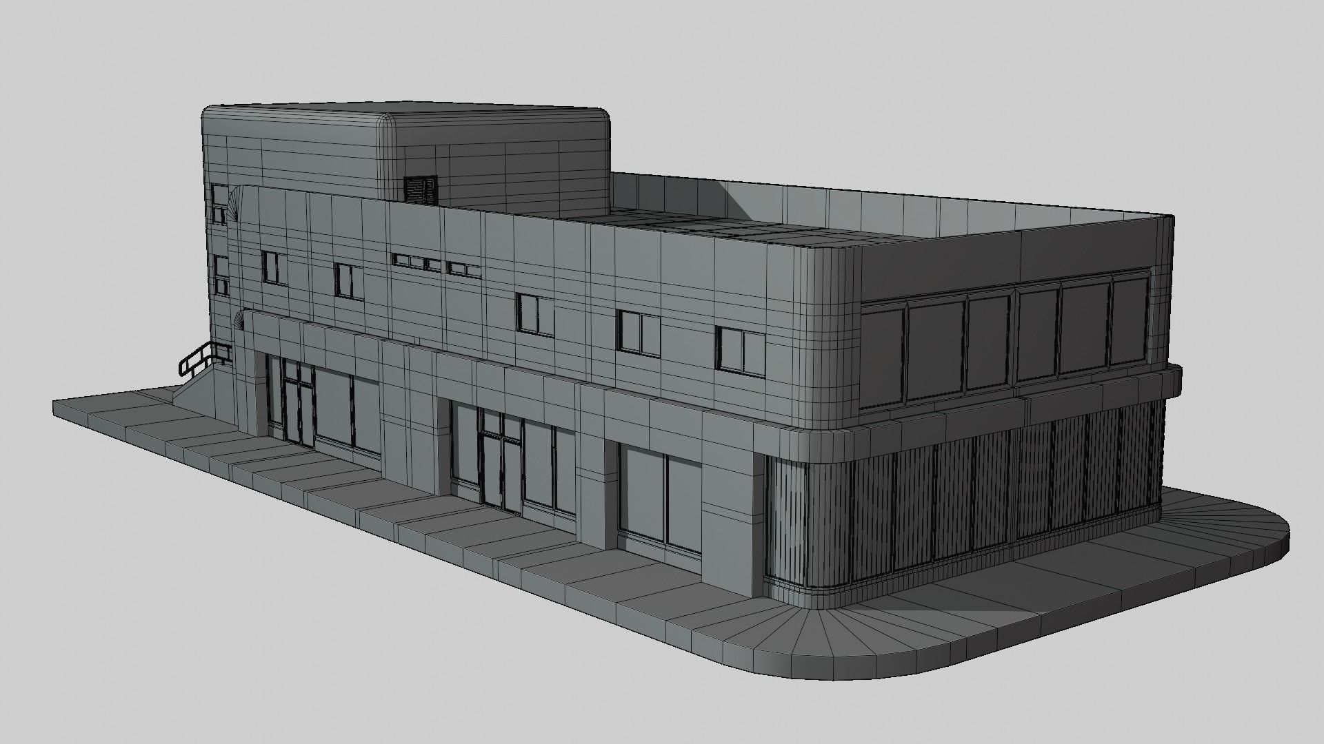 Residential Building with internal 1 3D model_15