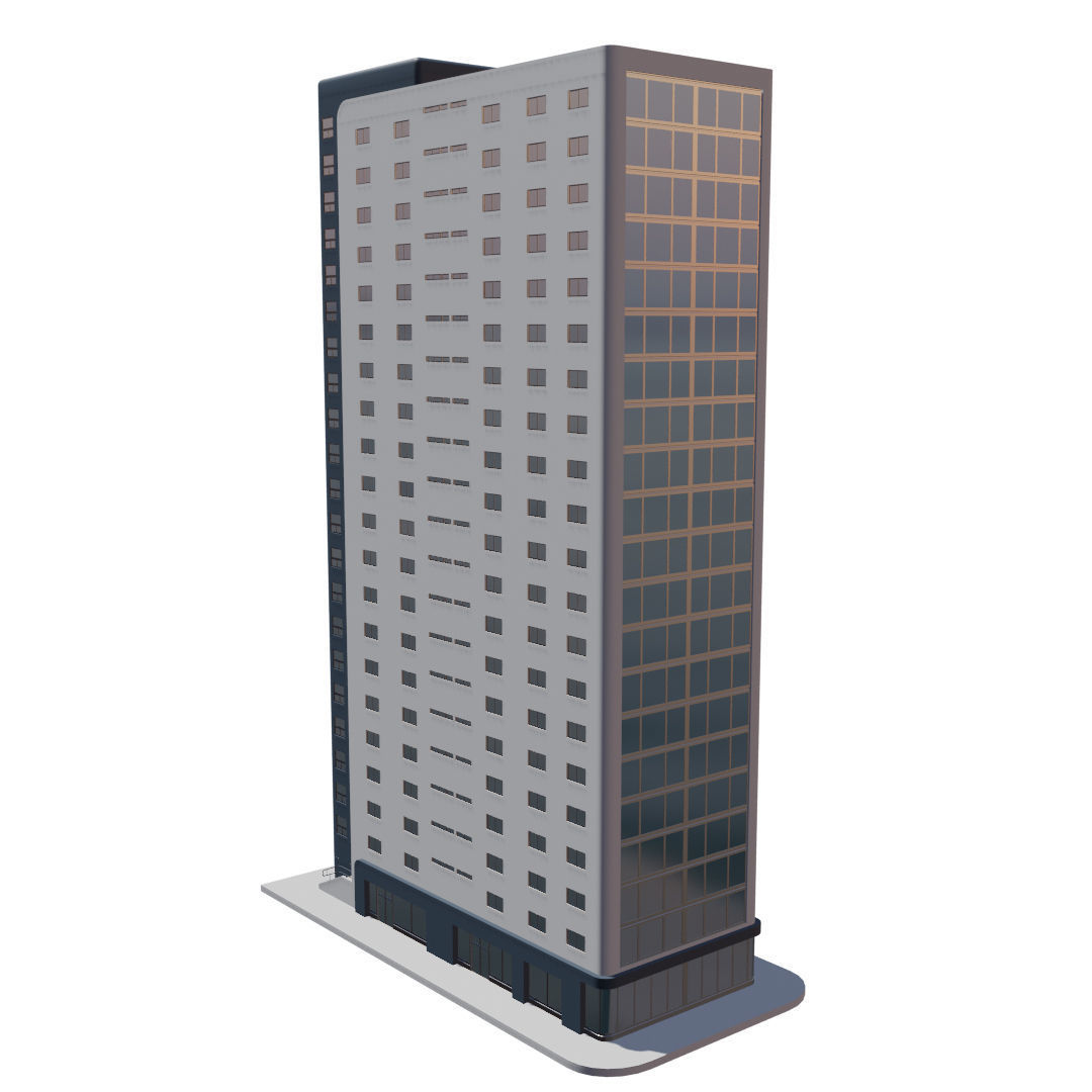 Residential Building with internal 1 3D model_19