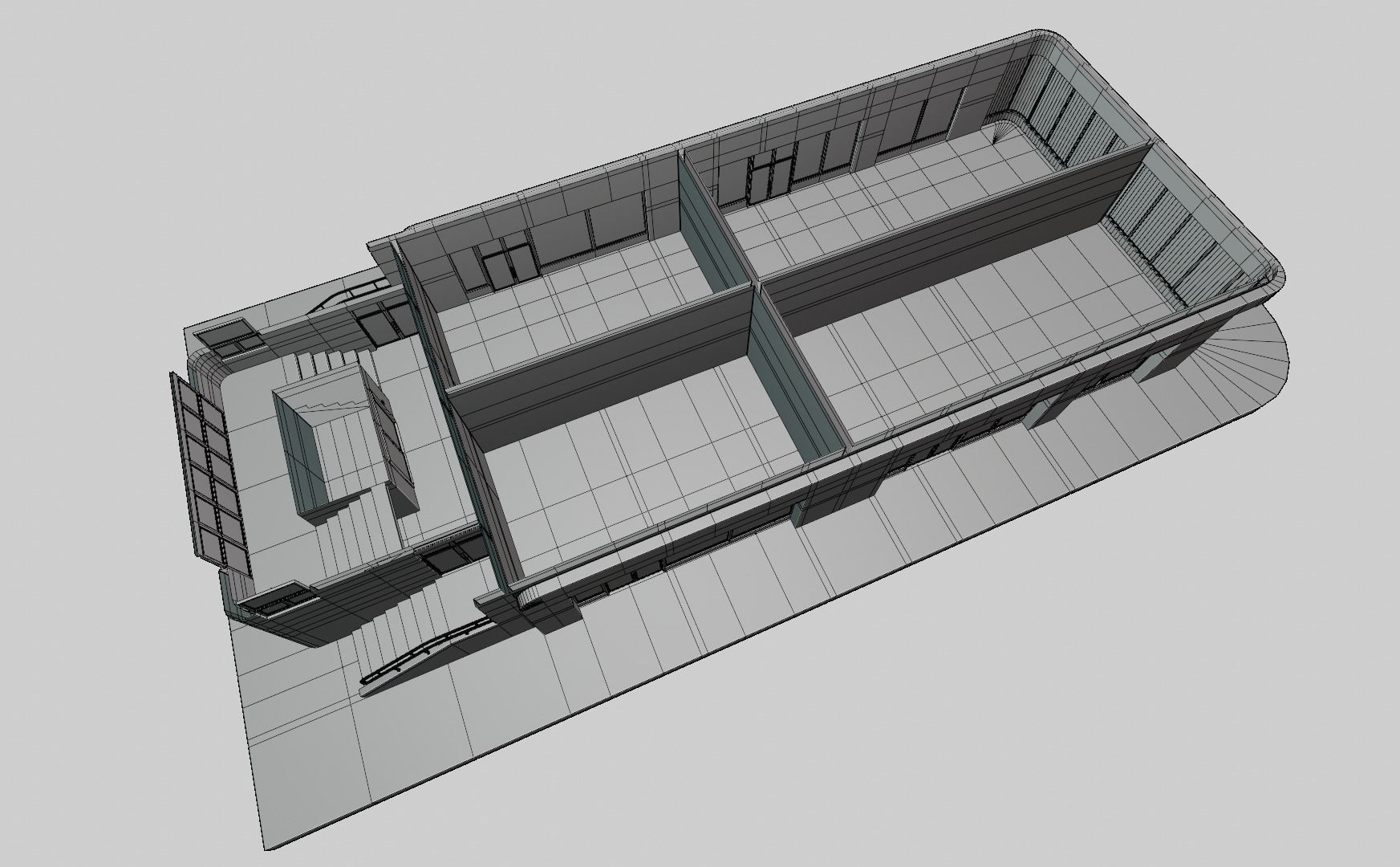 Residential Building with internal 1 3D model_14