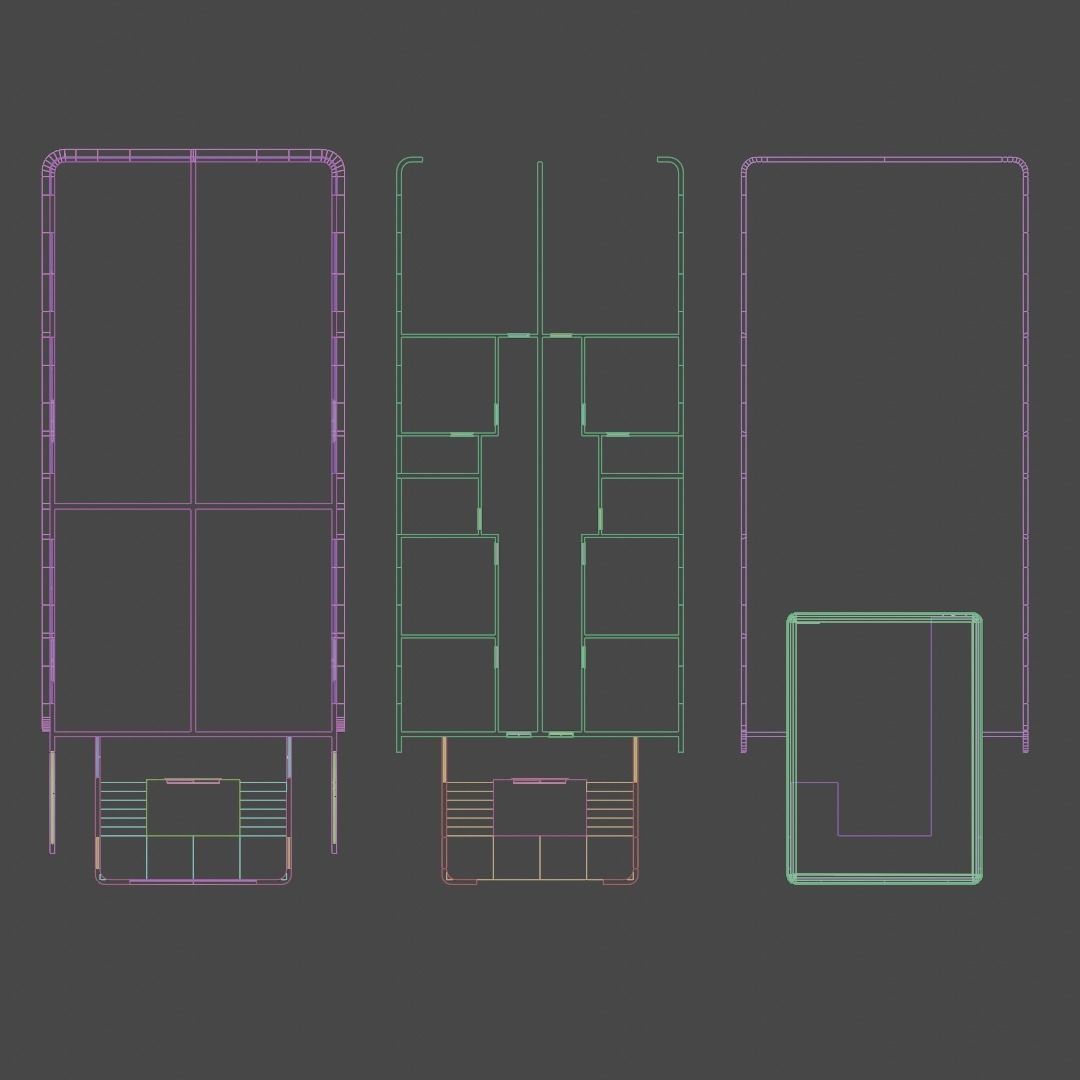Residential Building with internal 1 3D model_28