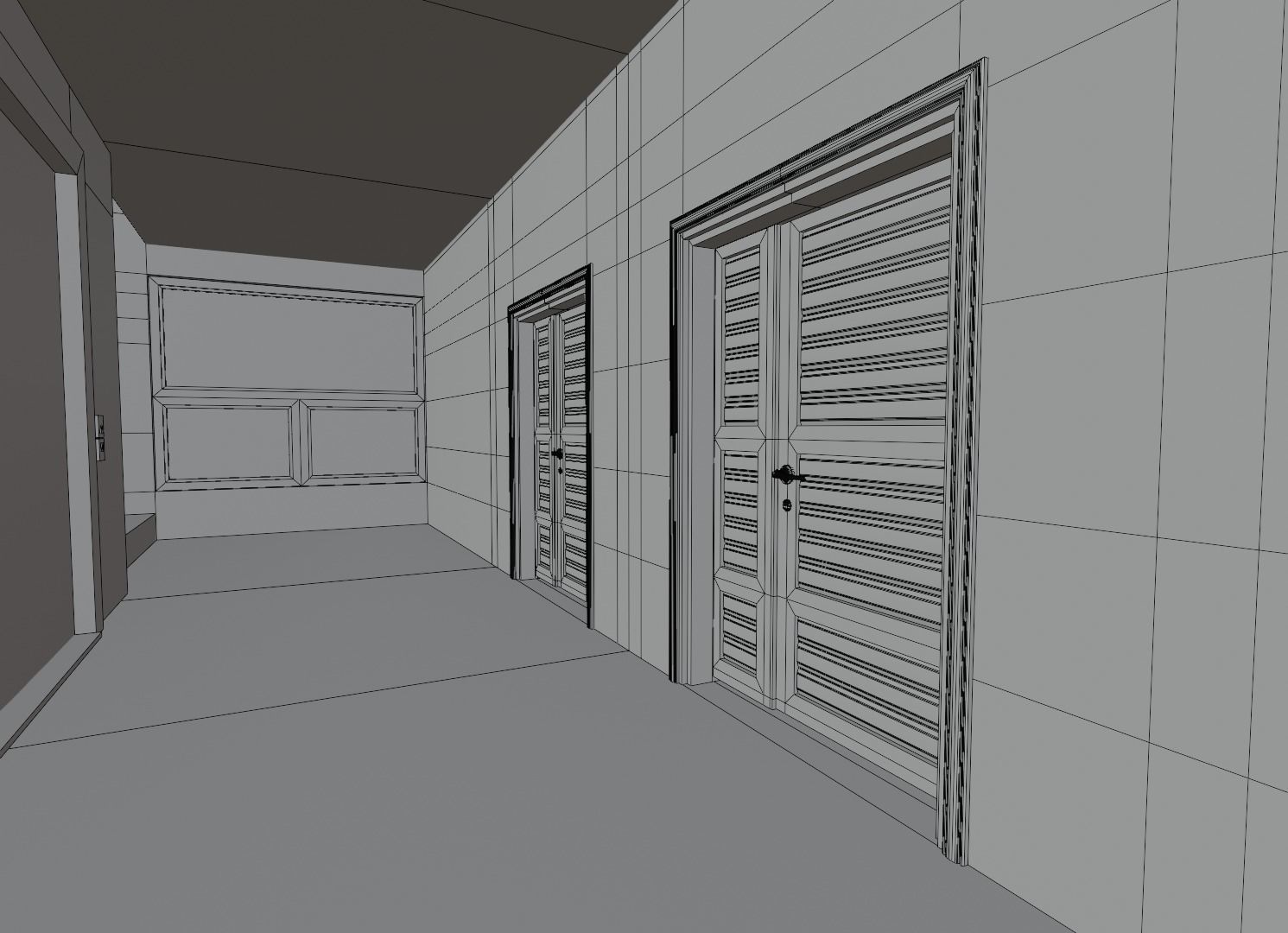 Residential Building with internal 1 3D model_26