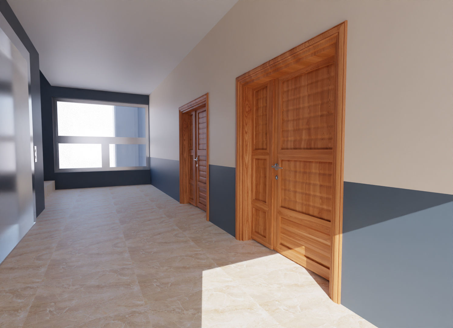 Residential Building with internal 1 3D model_10