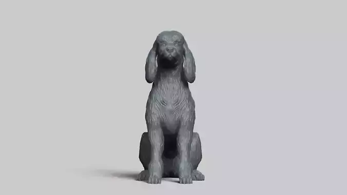 Large Poodle V2 3D print model