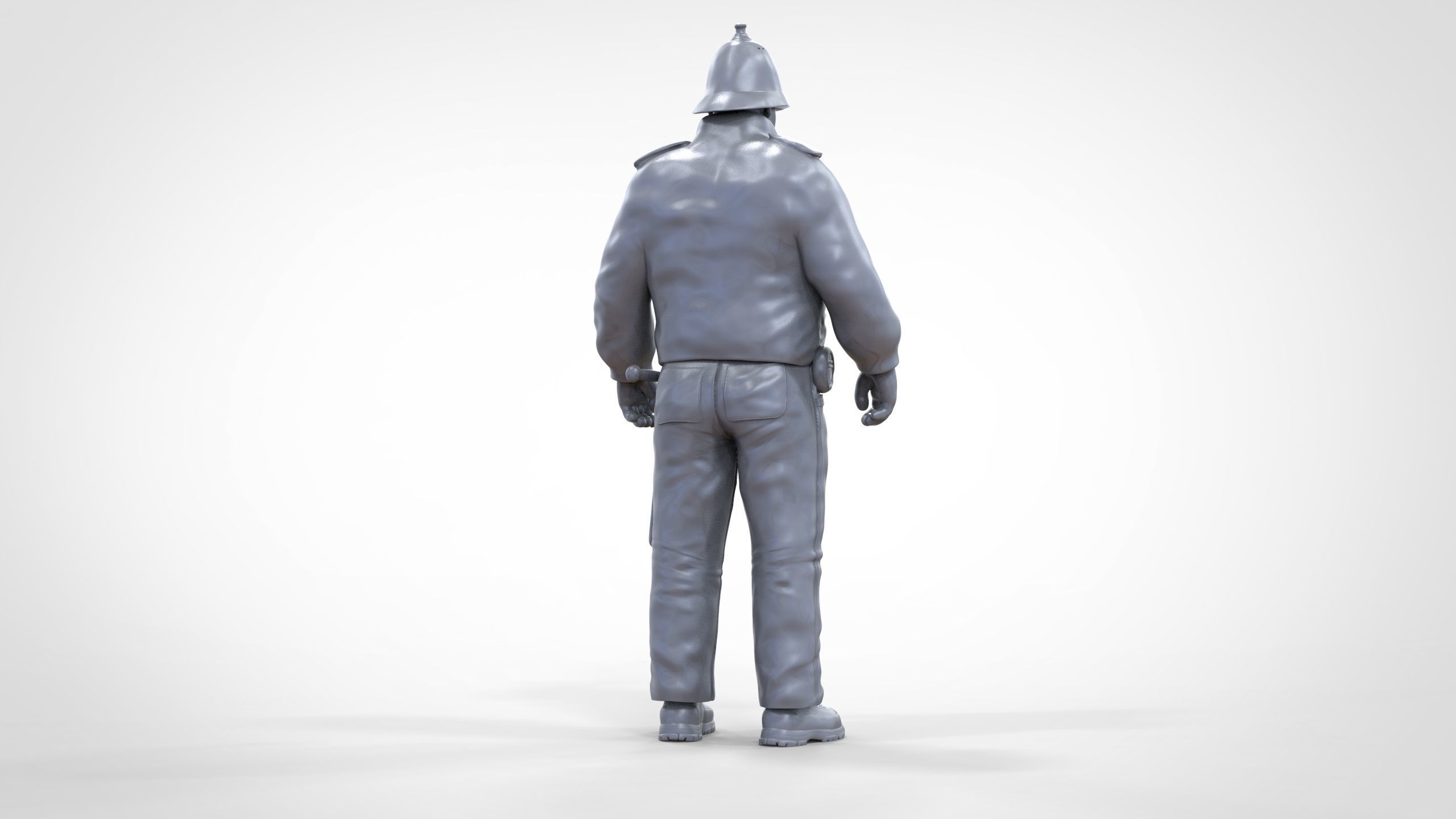 N7 UK Police with unique hat 3D print model_49