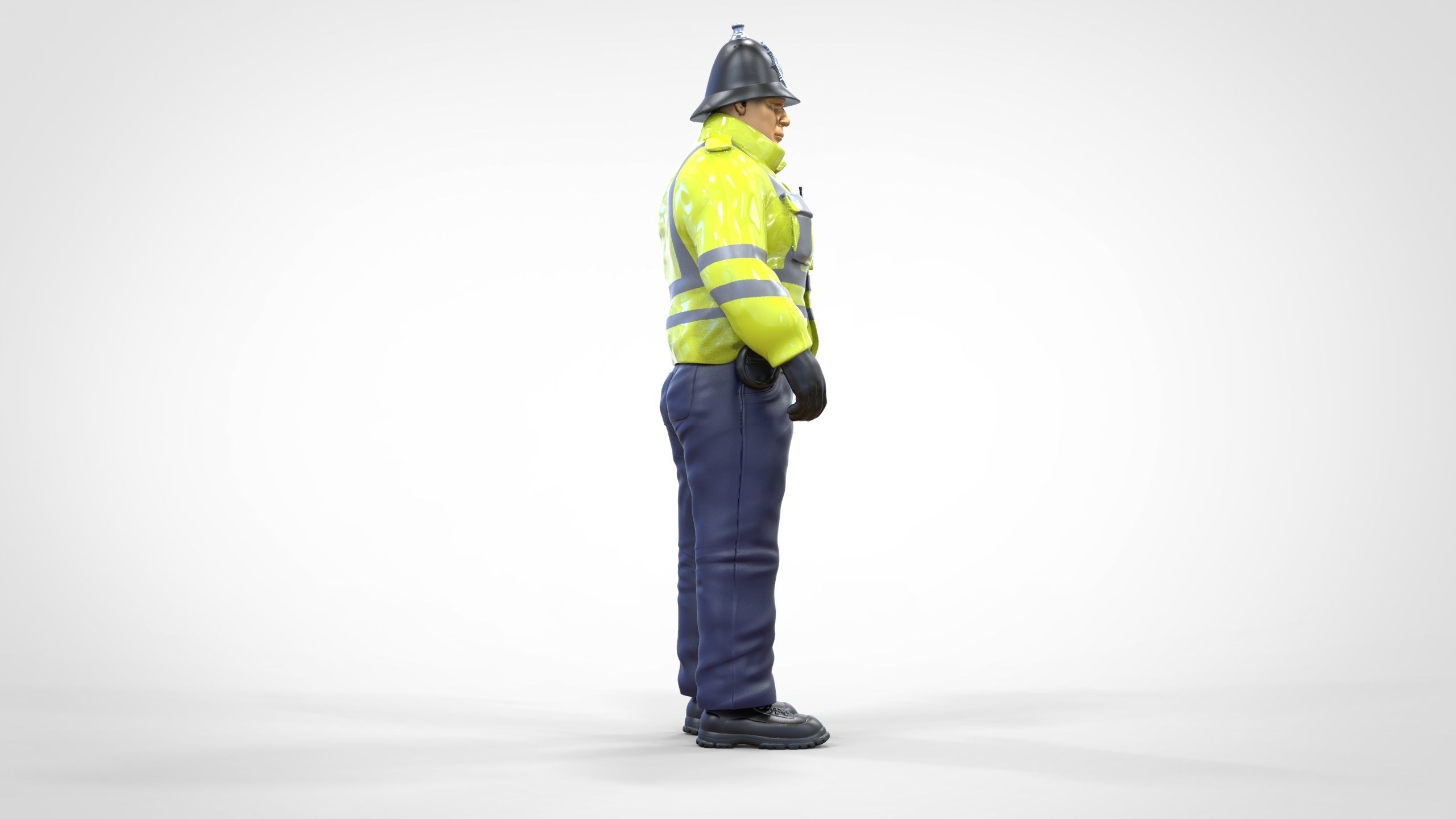 N7 UK Police with unique hat 3D print model_22