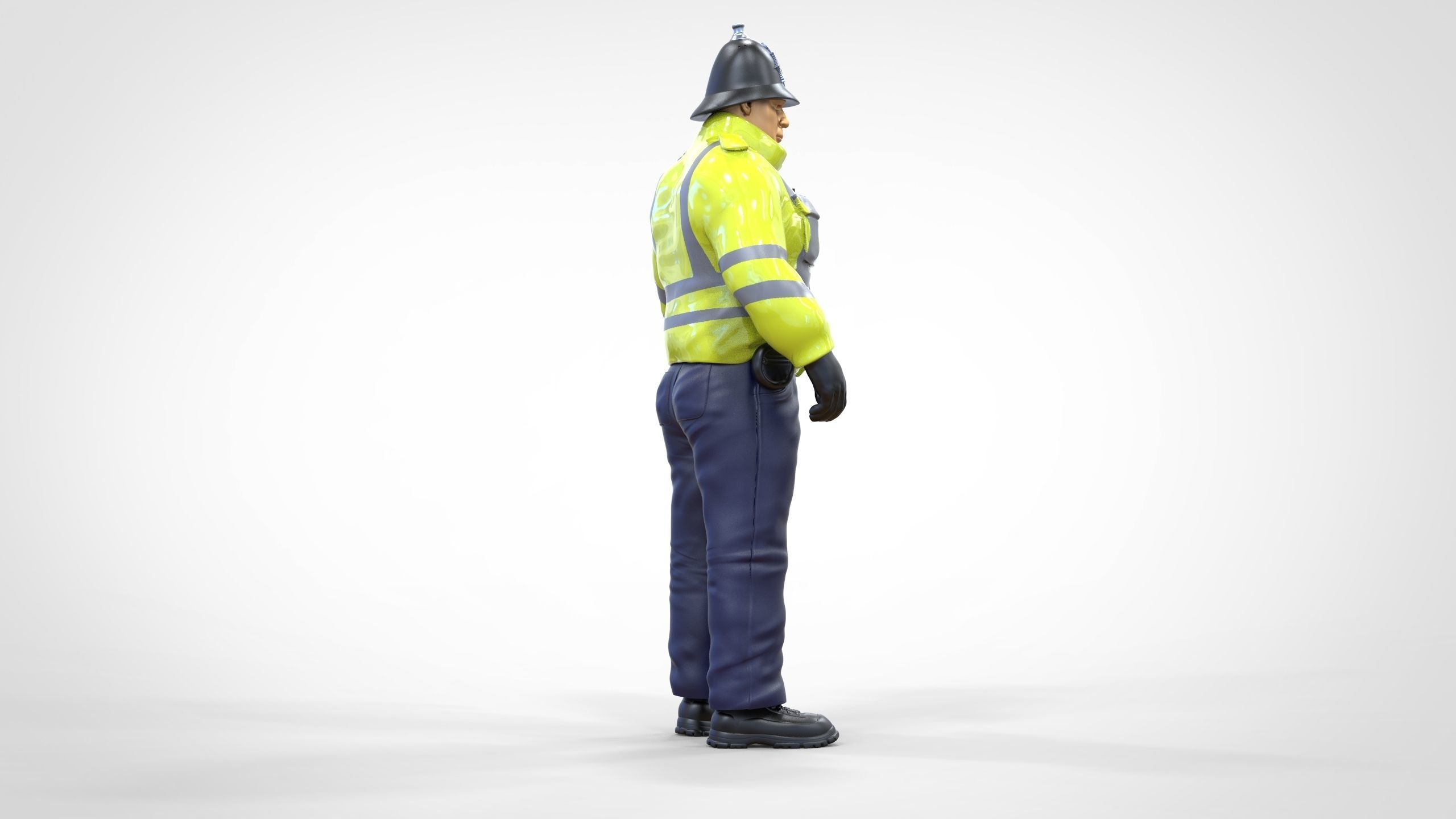 N7 UK Police with unique hat 3D print model_21