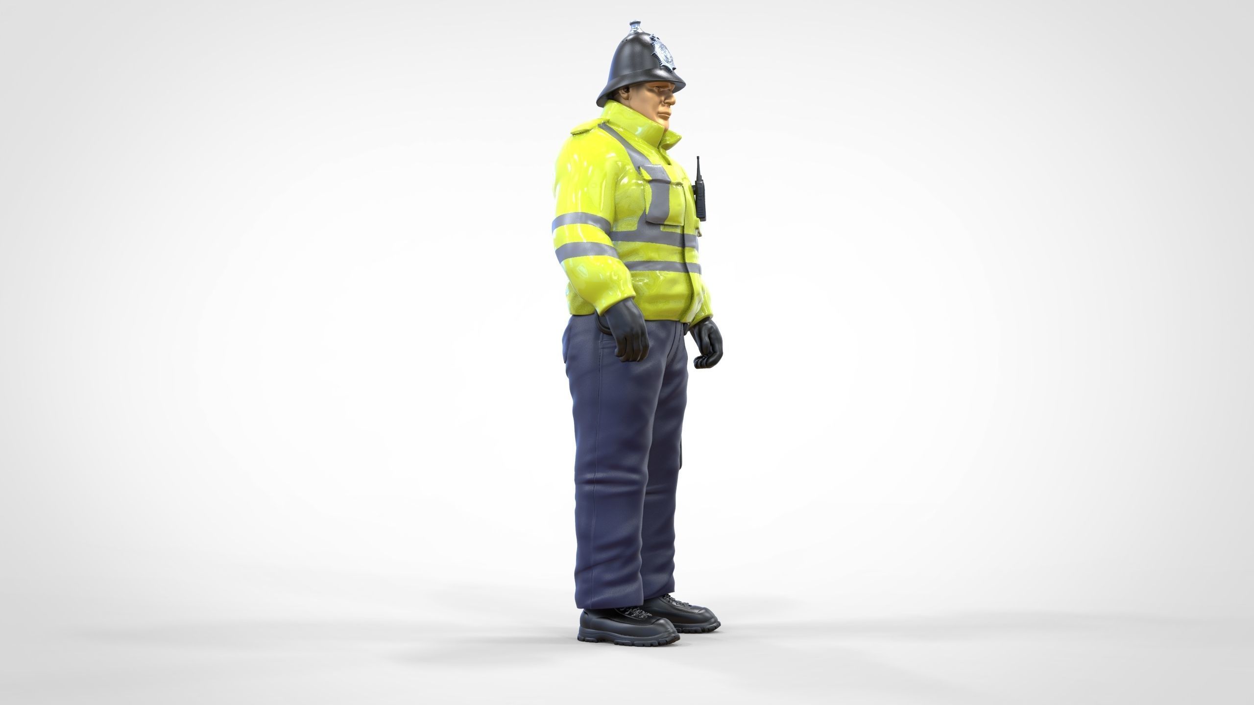 N7 UK Police with unique hat 3D print model_25