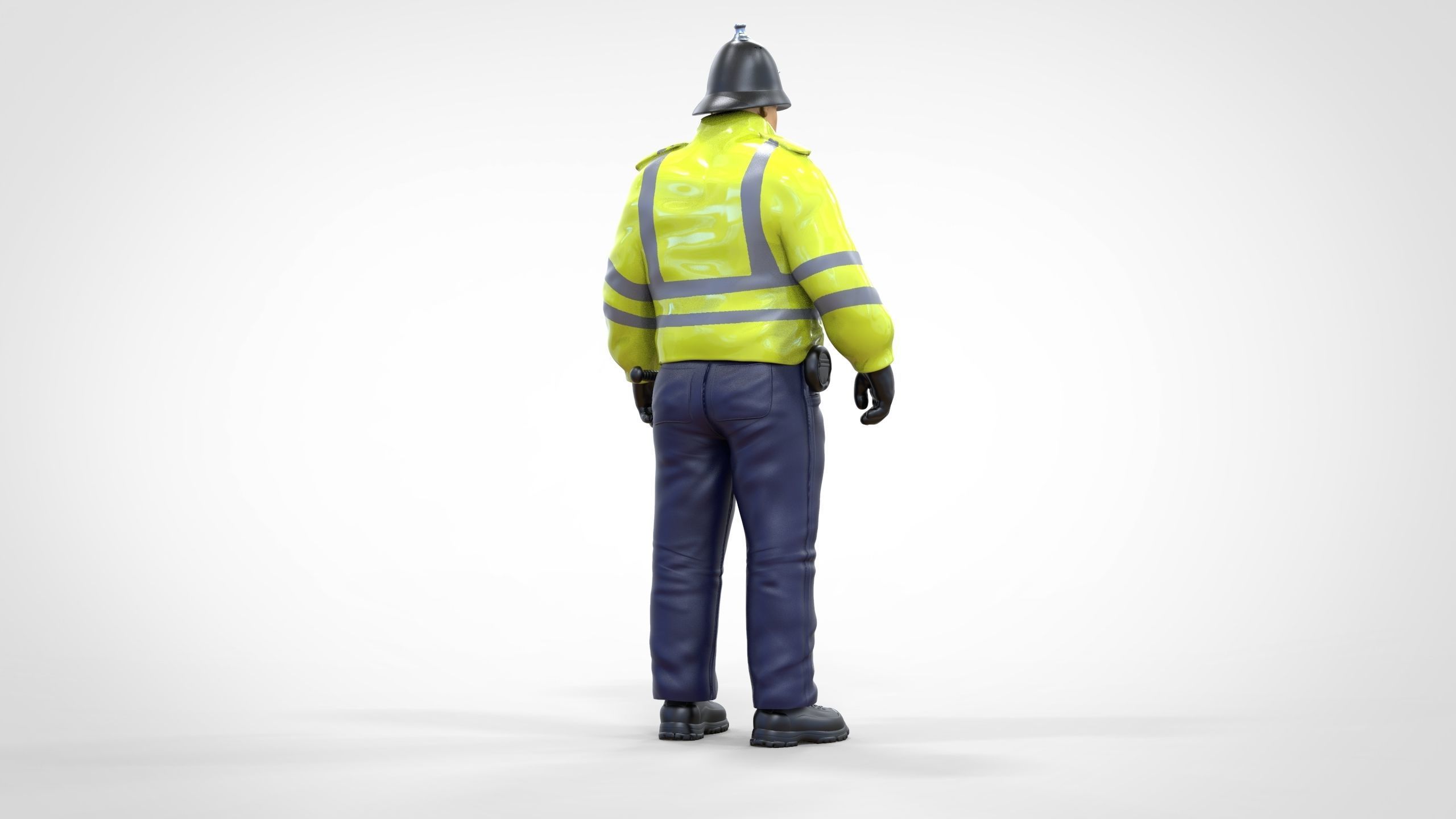 N7 UK Police with unique hat 3D print model_17