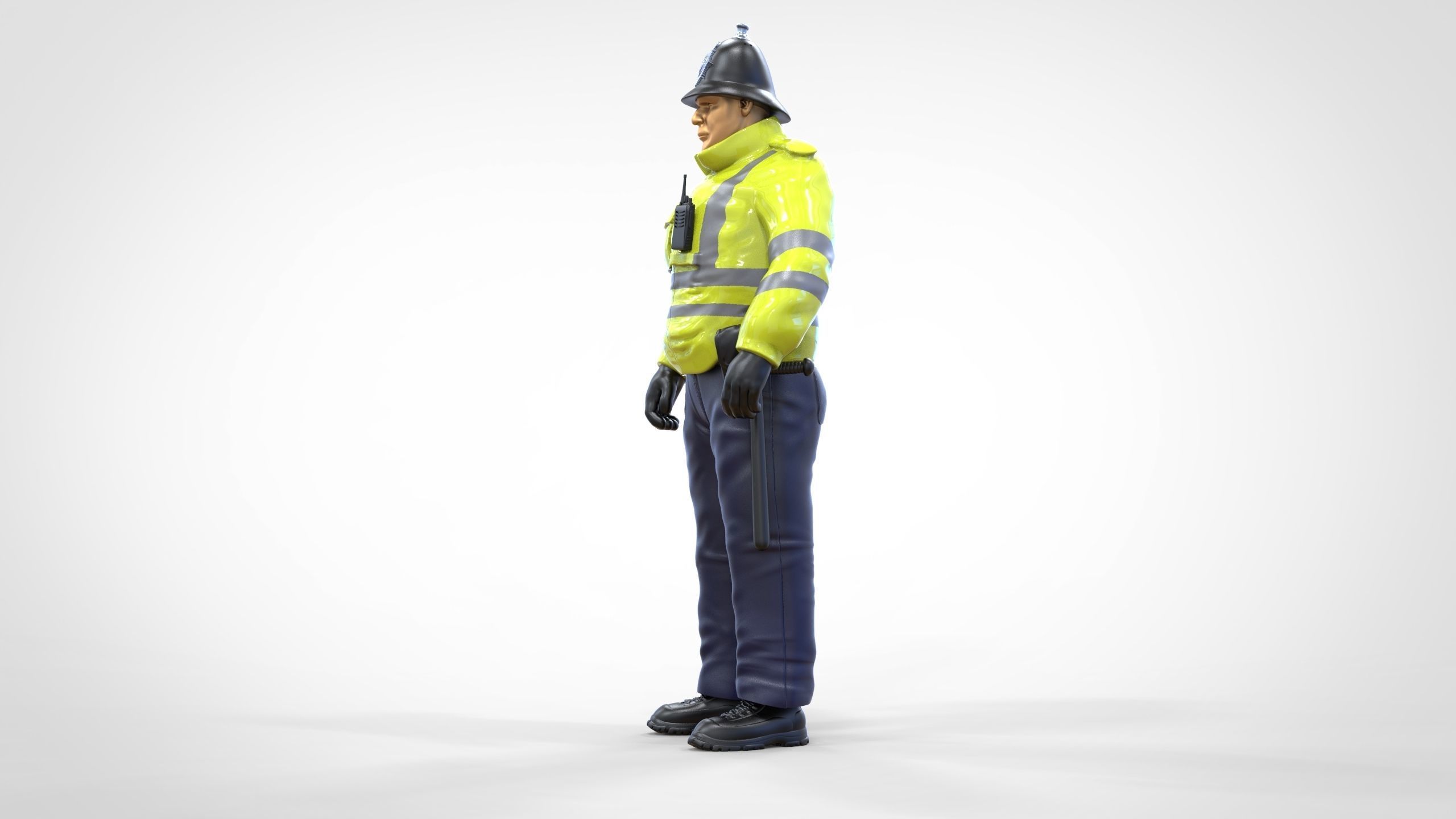 N7 UK Police with unique hat 3D print model_37