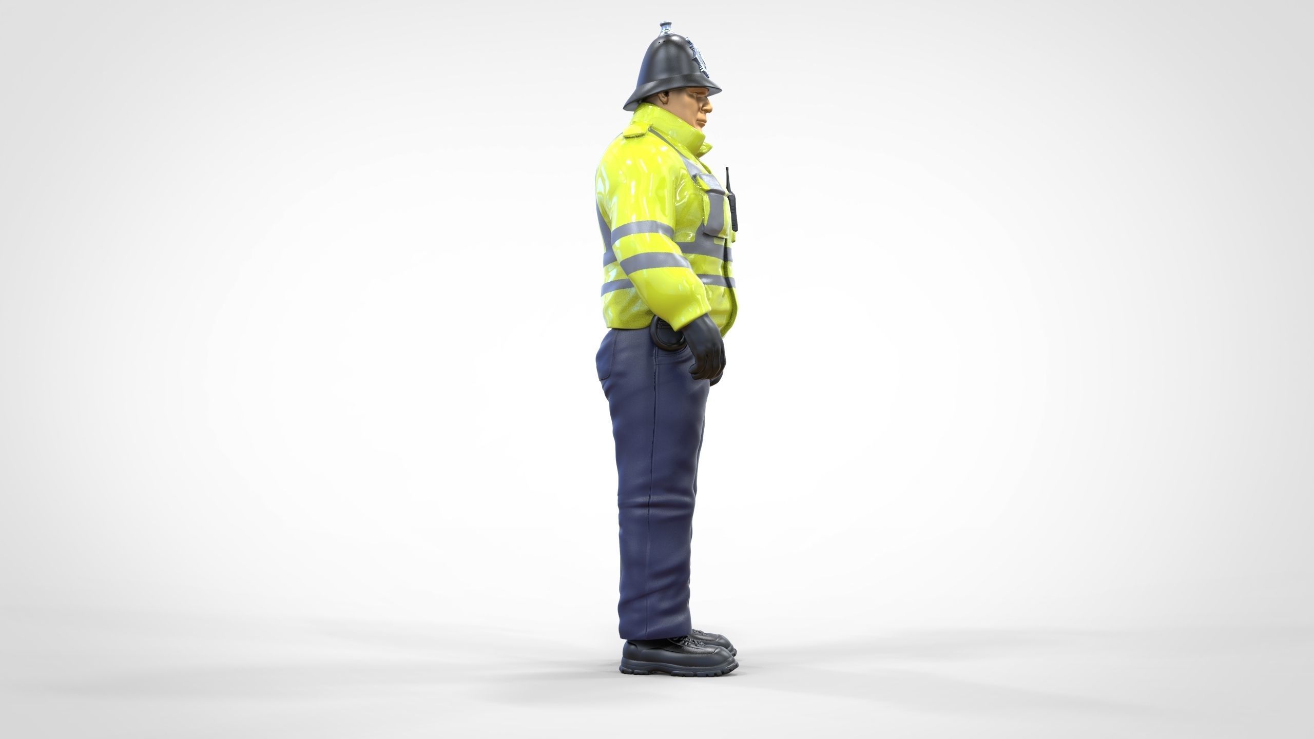 N7 UK Police with unique hat 3D print model_23