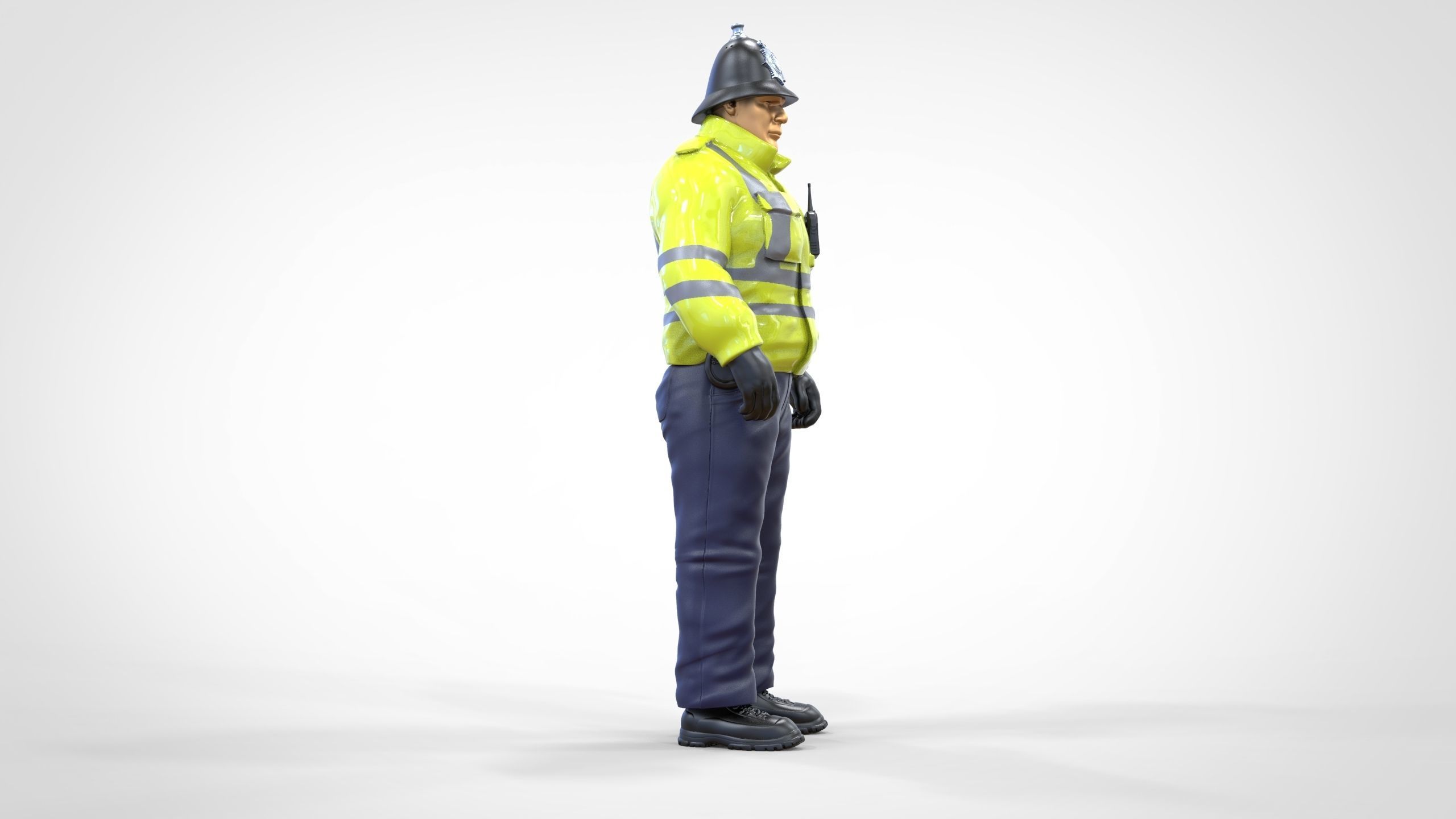 N7 UK Police with unique hat 3D print model_24