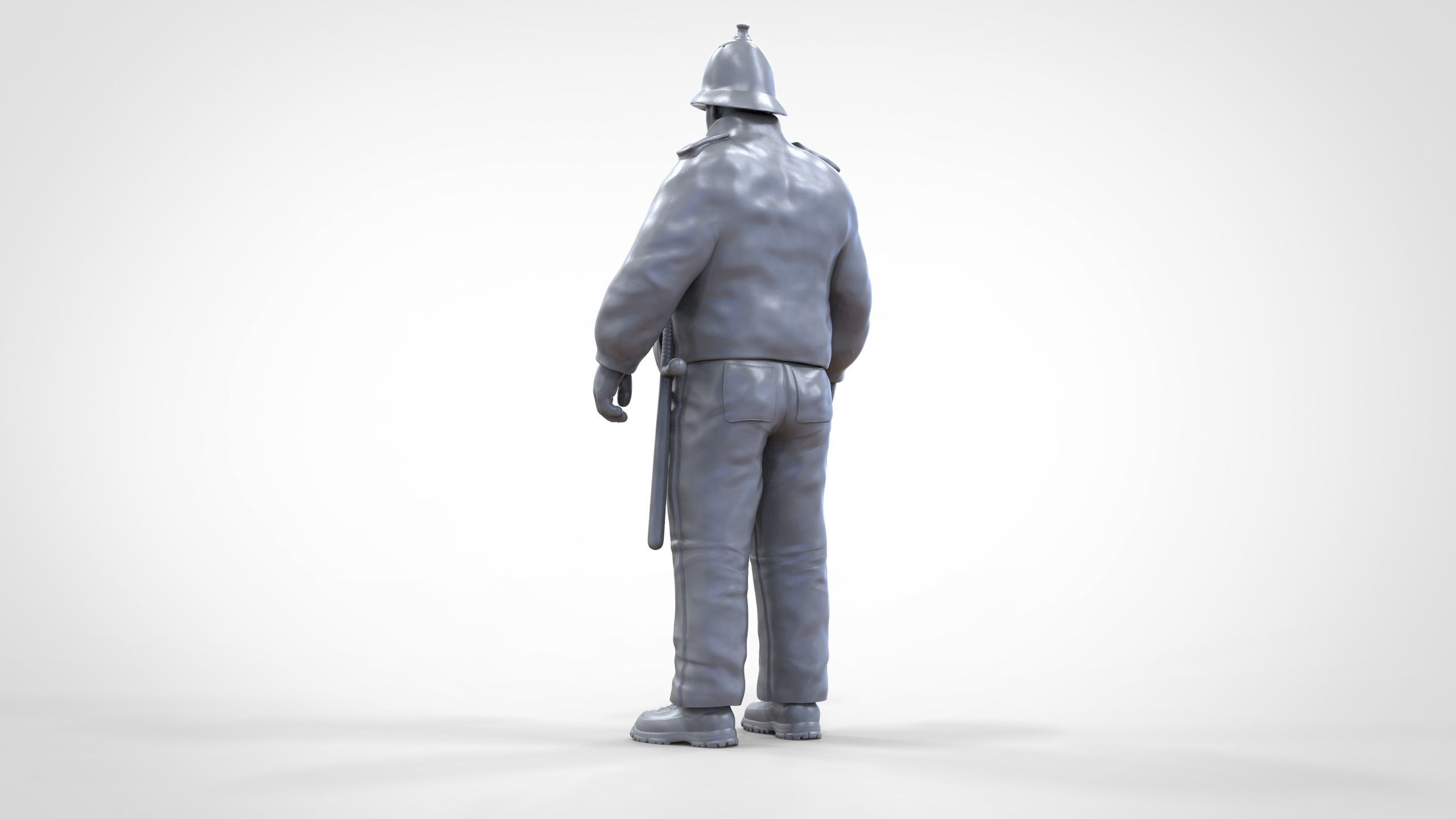 N7 UK Police with unique hat 3D print model_47