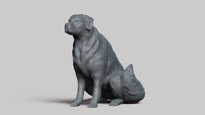 Golden Retriever V2 3D print model