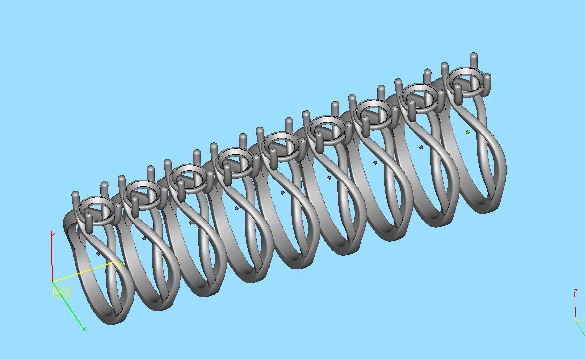 Solitaire Engagement Ring  1Ct Stone 3dmodel 3D print model_17