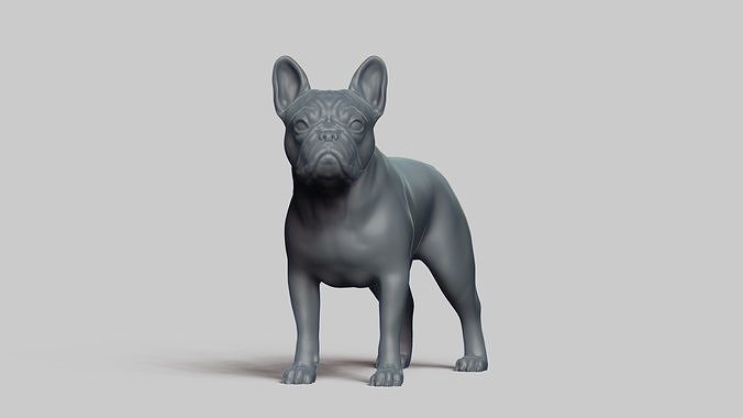 French Buldog V1 3D print model