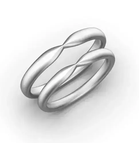 Gold weding bands Thin wedding rings 