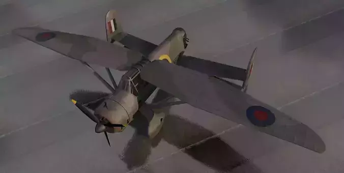 Westland P-12 Wendover 3D model