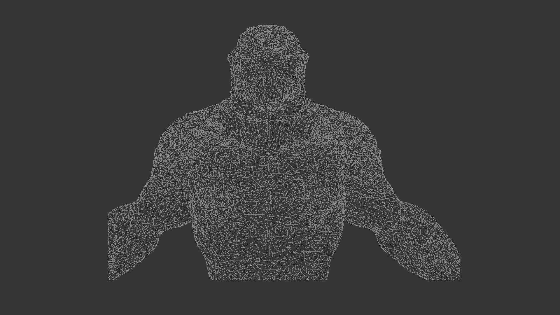 Reptilian creature with claws Low-poly 3D model_6