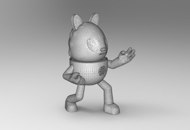 roo rabbit space jungle 3D print model_1