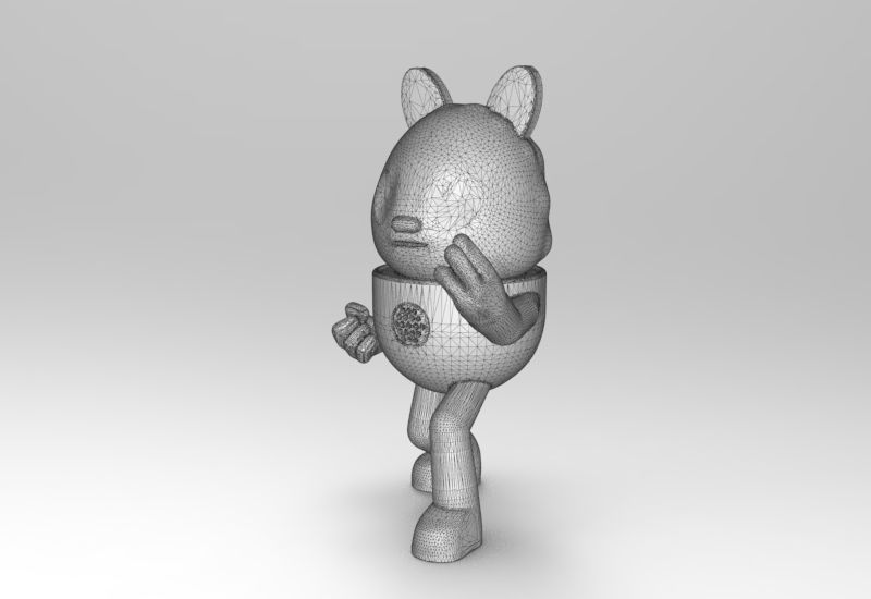 roo rabbit space jungle 3D print model_2
