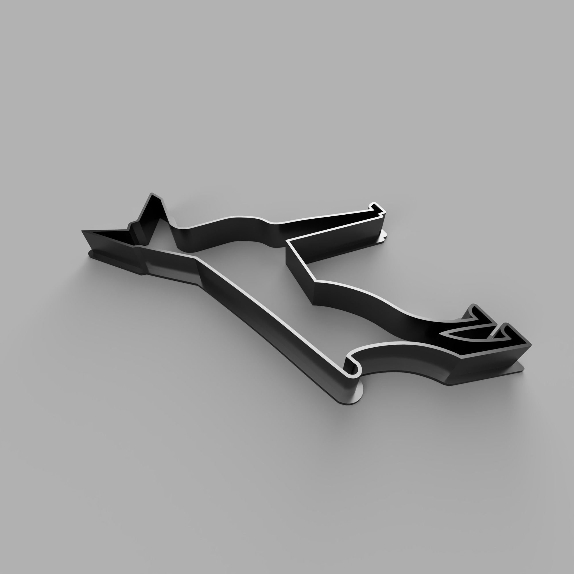 Doberman cutter cookie stl STL files cutter cookie stl 3D 3D print model_1