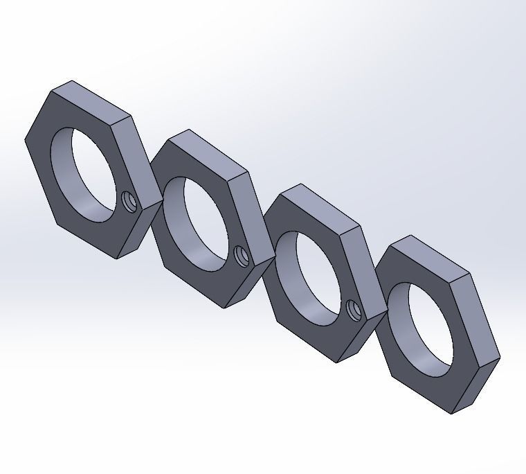 Foldable knuckle-duster 3D print model_1