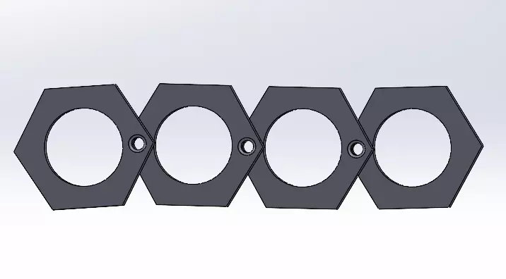 Foldable knuckle-duster 3D print model_0