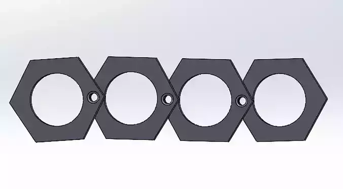 Foldable knuckle-duster 3D print model