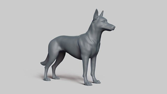 Belgian Malinois V3 3D print model