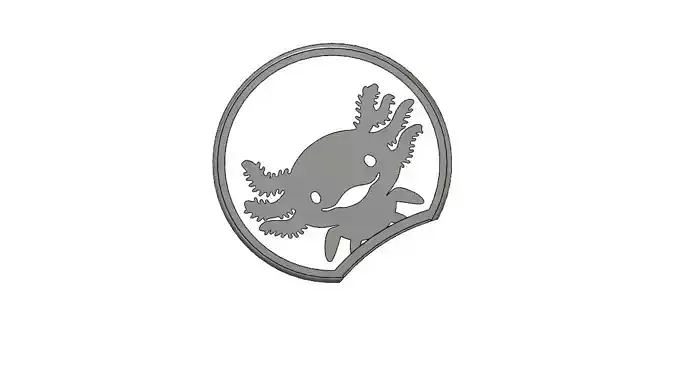 Axolotl Mickey ear and Gills with V5 Headband 3D print model
