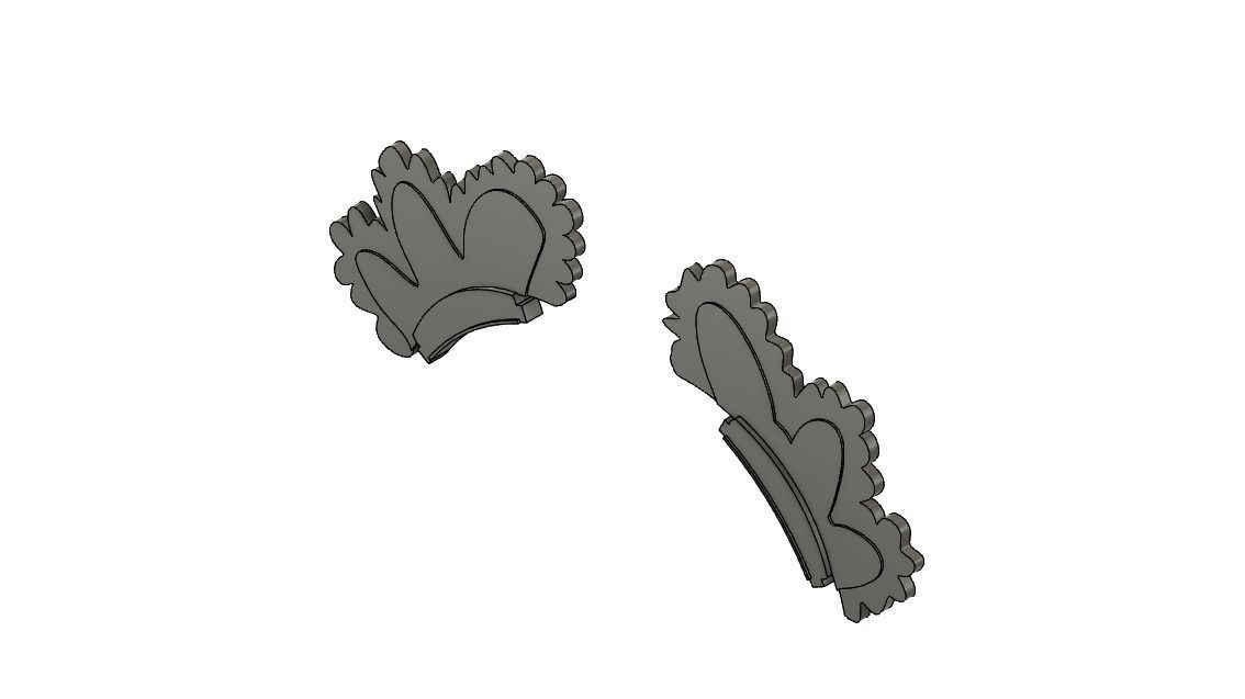 Axolotl Mickey ear and Gills with V5 Headband 3D print model_2