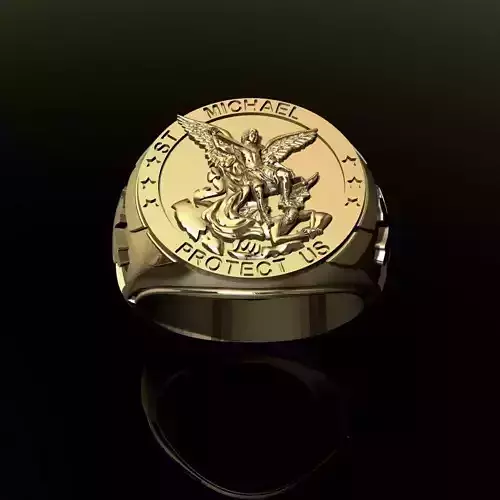 ANILLO SAN MIGUEL ARCANGEL modelo 3d 3D print model