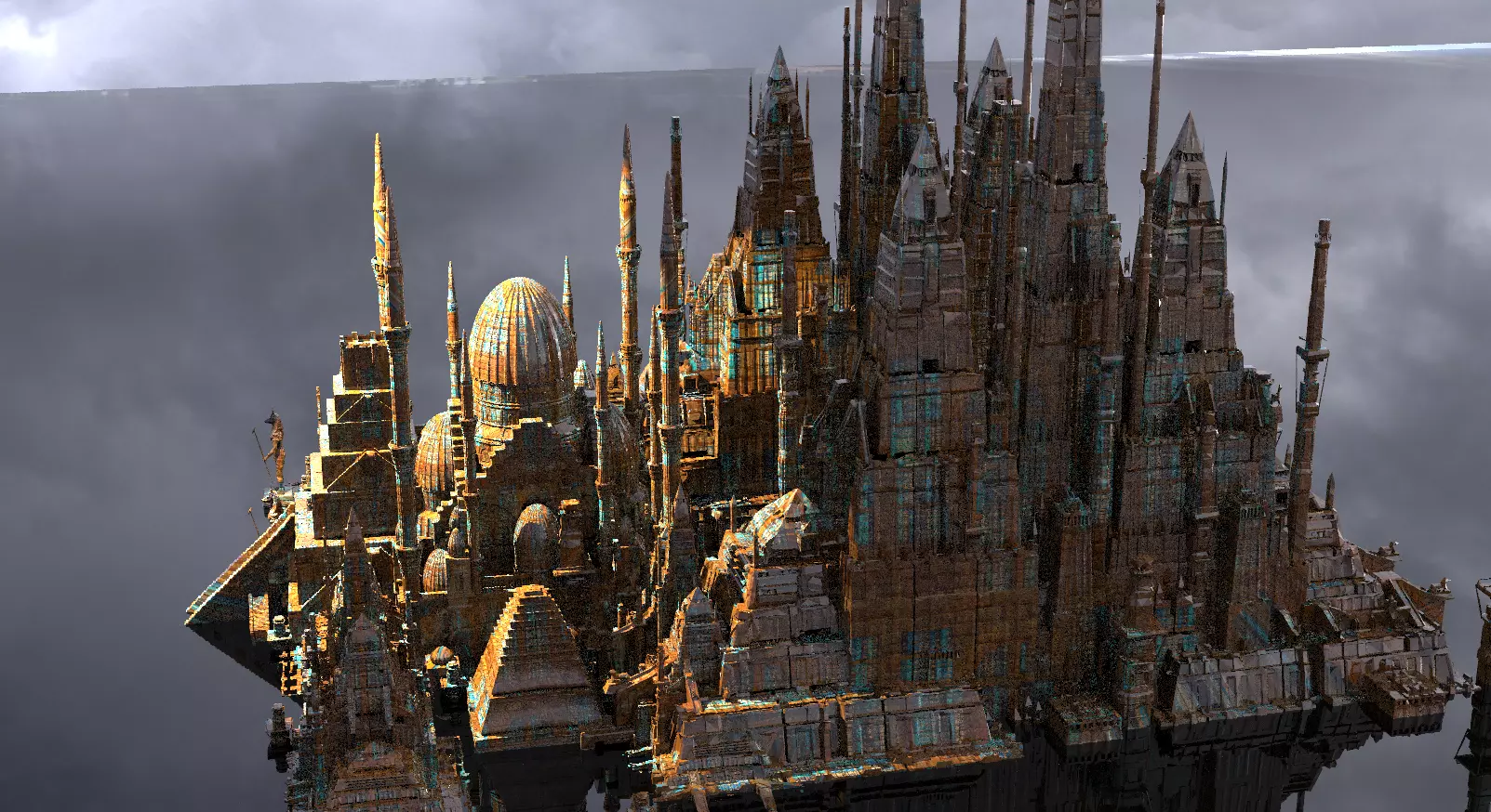 Kingdom of Heaven Crusade Domes Ornate 3D model_0