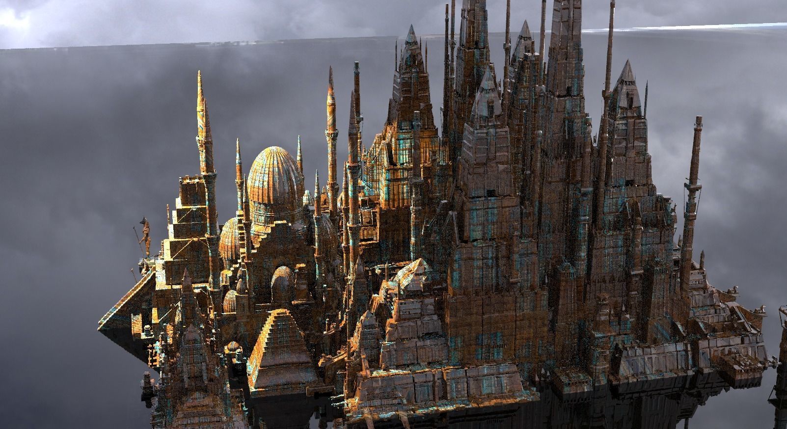 Kingdom of Heaven Crusade Domes Ornate 3D model_1