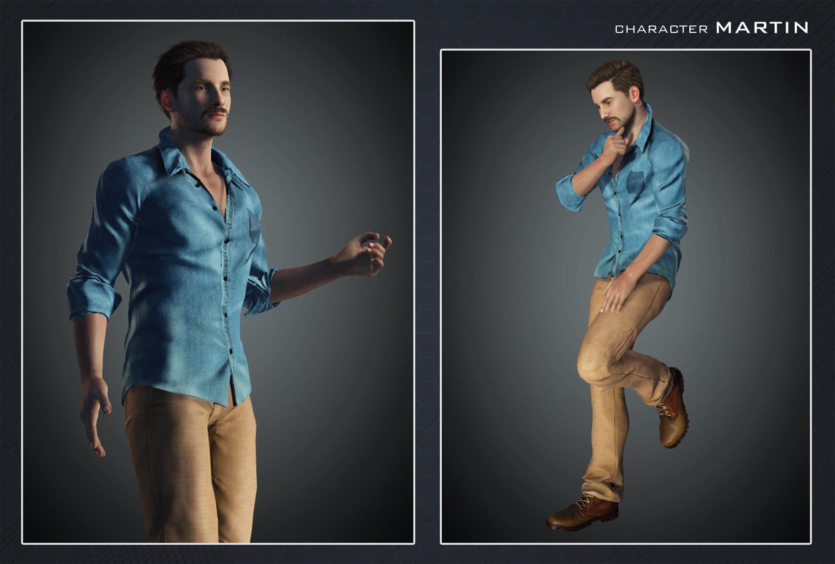 Male Character - Martin 3D model_6
