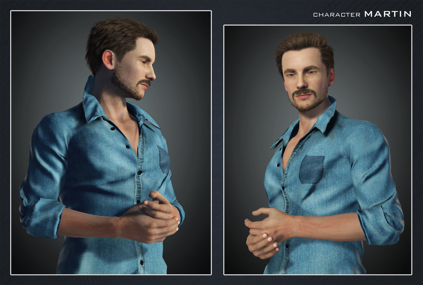 Male Character - Martin 3D model_9