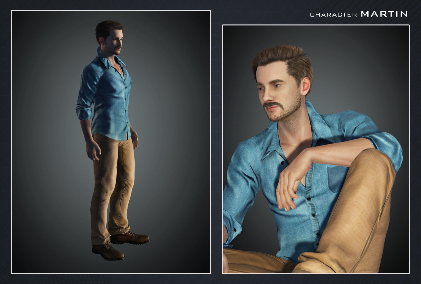 Male Character - Martin 3D model_4