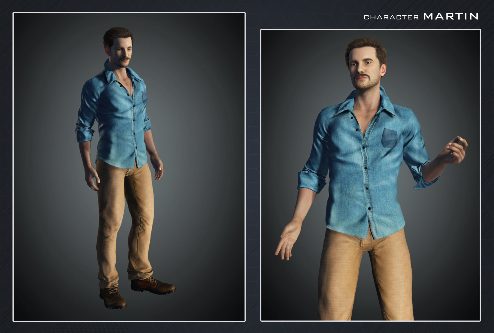 Male Character - Martin 3D model_7
