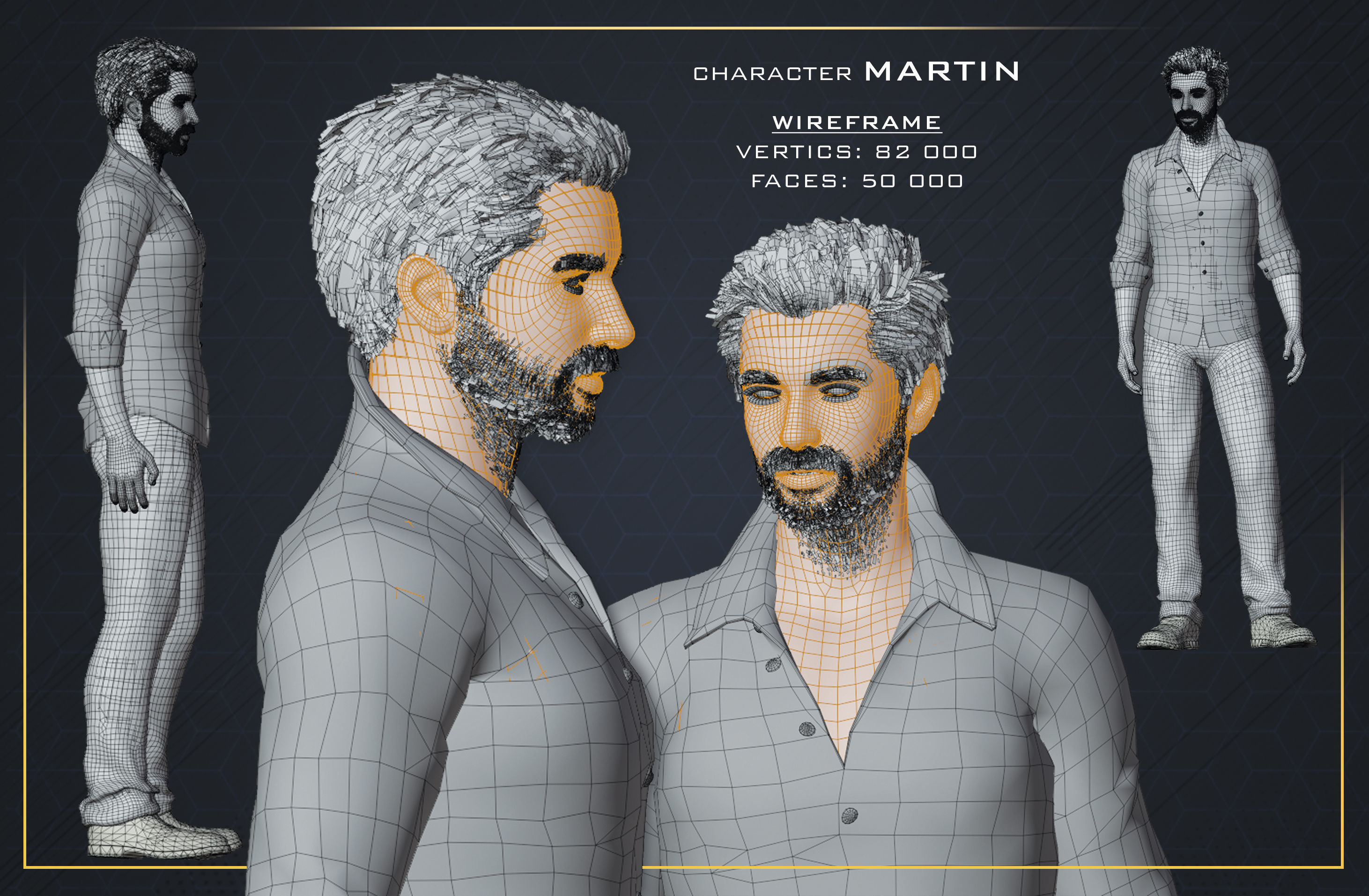 Male Character - Martin 3D model_1