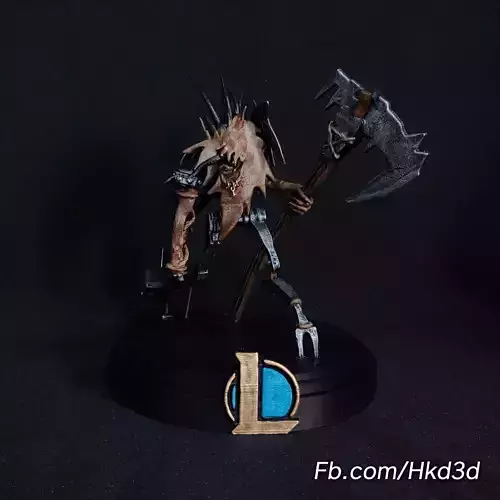 Fiddlesticks Fanart -  League Of Legends 3D print model
