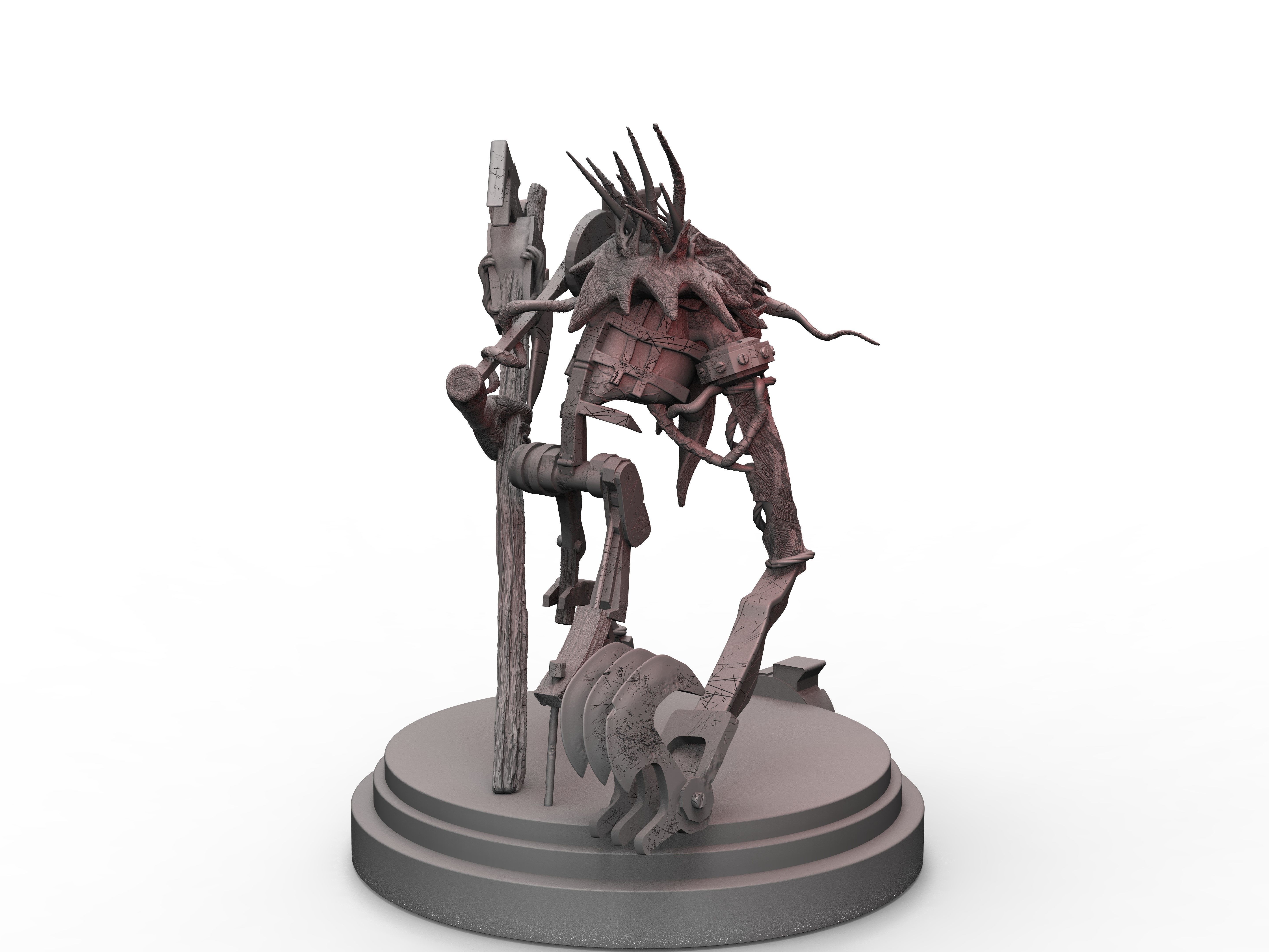 Fiddlesticks Fanart - League Of Legends 3D print model_8